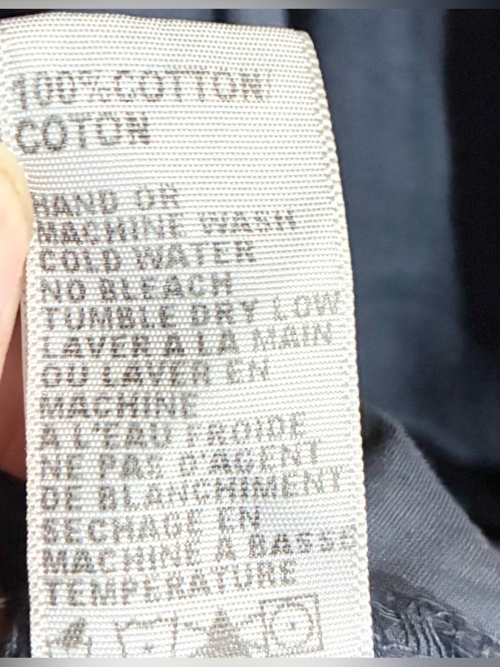 Standard James Perse Mix Media Dress Sz 4 Blue Pockets Minimalist Staple USA - Picture 4 of 11